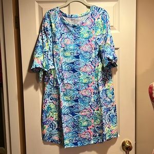VGUC Lilly Pulitzer Oyster Commotion Preston Dress